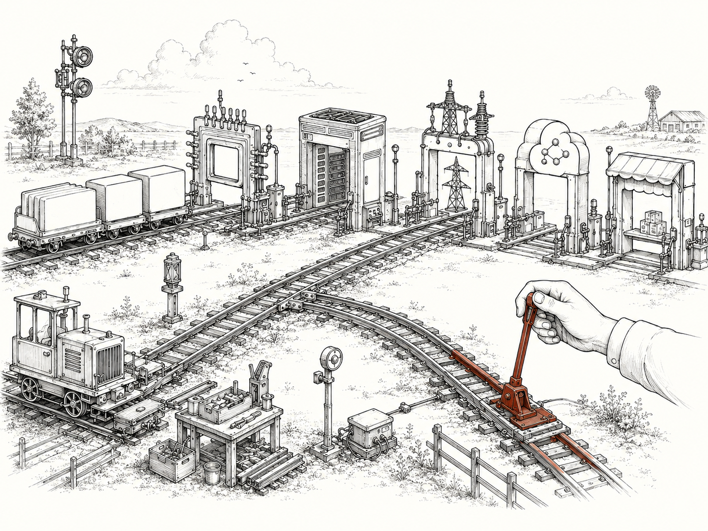 Cheap intelligence runs on expensive rails made of chips, energy, skilled hands, and platform infrastructure